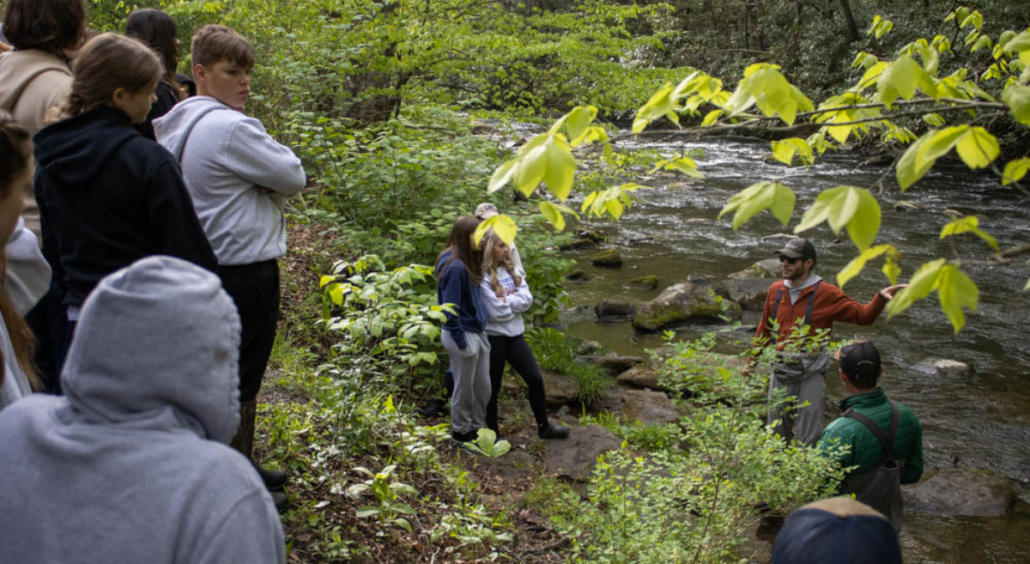 Midland Trail Trout Release